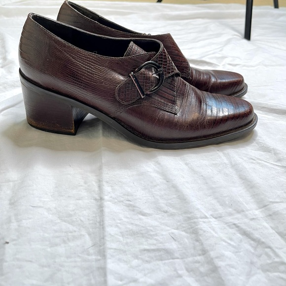 ❗️SOLD❗️Vintage croc print loafer - Picture 6 of 12